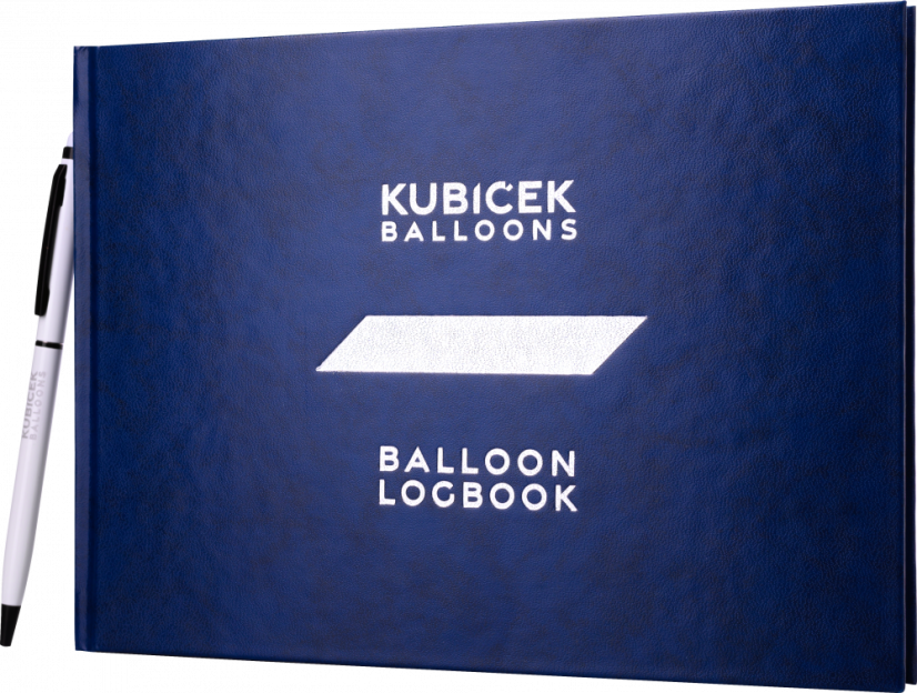 Balloon Logbook - Colour: Navy Blue