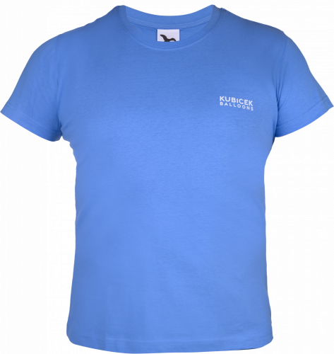 T-shirt with slogan "It's Time to Fly" on back - Size: 2XL, Colour: Light Blue