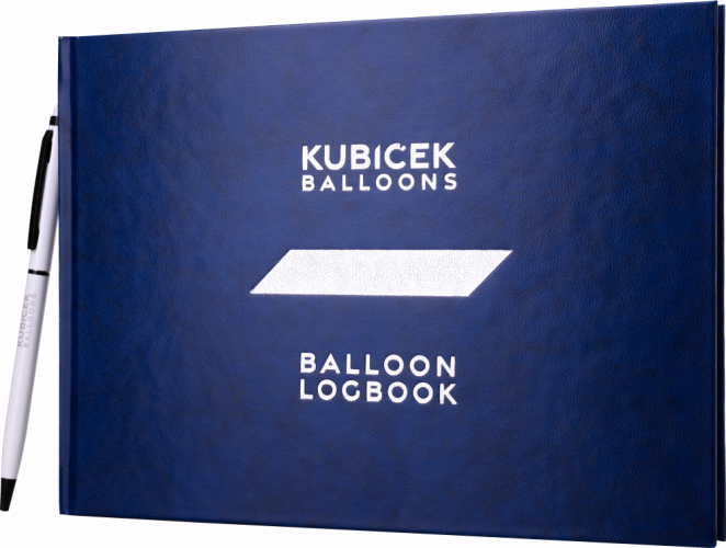 Balloon Logbook | Kubíček Balloons | NEW - Colour: Navy Blue