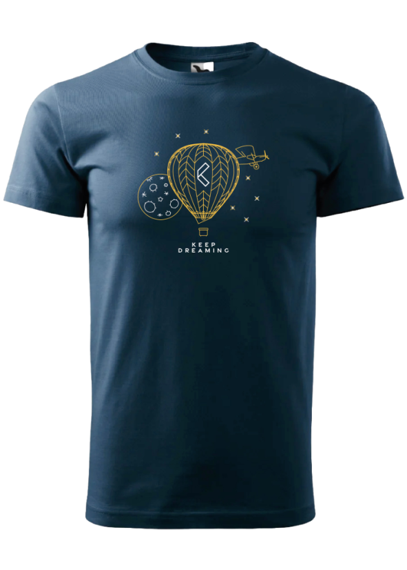 Men’s T-shirt - Size: S, Colour: blue